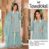 Tawakal 1316 Naylon Orgenza  With Embroidery Work Top With Plazo Dupatta Bulk Orders In India